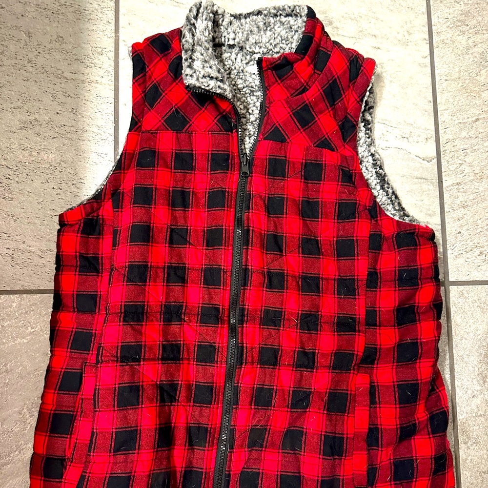 Plaid vest